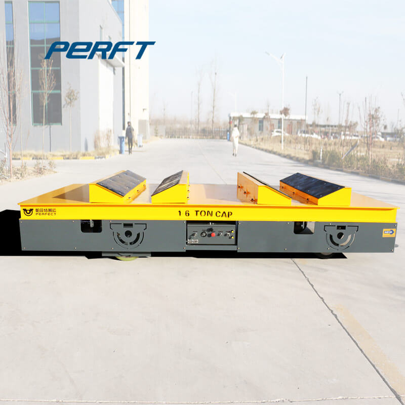 Steel Pipe and Coil Handling Motorized Rail Transfer Cart 